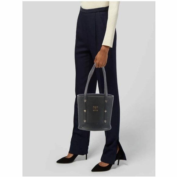 MCM Small Leather Tote Bag - Picture 6 of 12